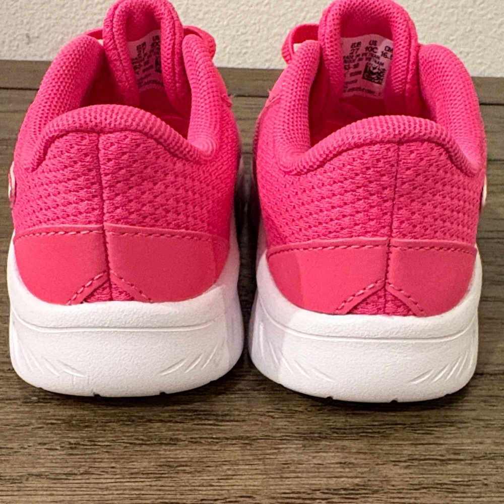 NEW [Puma] FlexFocus Athletic Casual Sneakers Pink/White Youth Kids Girls Sz 10 - Picture 10 of 12